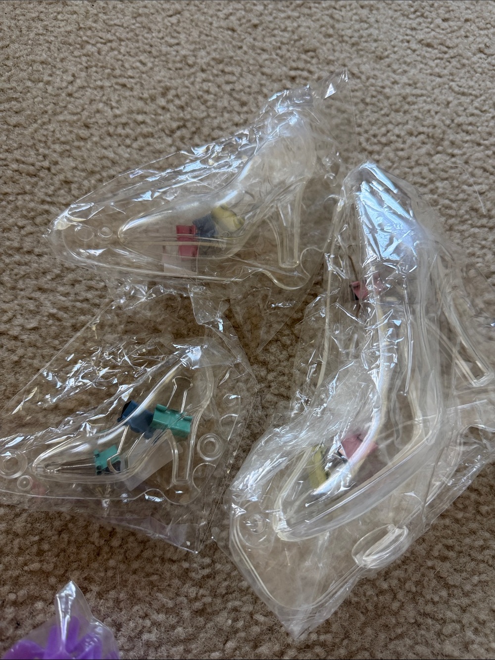 3 chocolate high heel molds